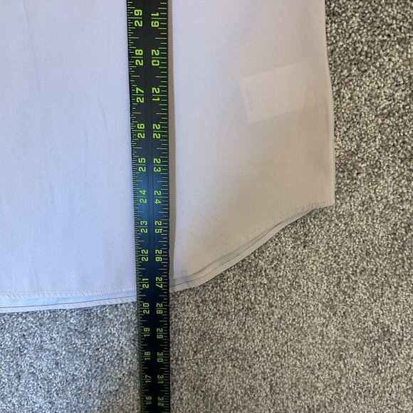 Express Women's Short Cap Sleeves Top Light Pink V-Neck Blouse Stretch Size S - Picture 8 of 11